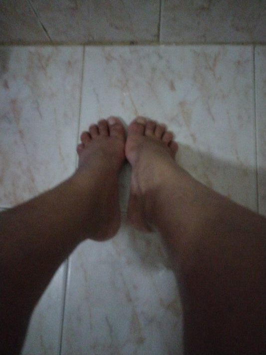 Feet on my bathroom